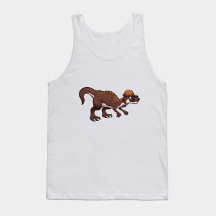 Smiling Pachycephalosaurus Tank Top